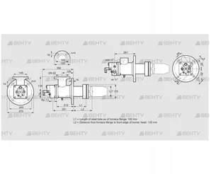 BIC 125HML-100/135-(19)E (84034023) Газовая горелка Kromschroder