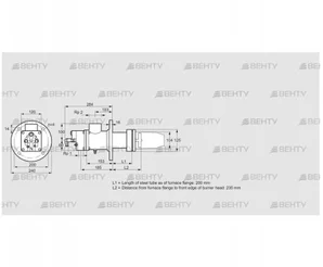 BIC 100RM-200/235-(110)E (84033331) Газовая горелка Kromschroder