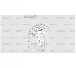 IBA40/32Z05/40A2D (88300989) Дроссельная заслонка Kromschroder