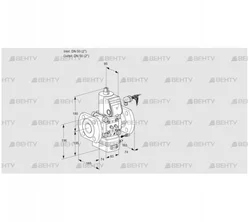 VAG350F/NWAE (88025078) Газовый клапан с регулятором соотношения Kromschroder