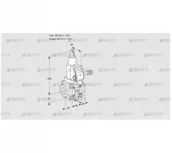 VAS232R/LPGR (88017856) Газовый клапан Kromschroder