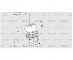 VCD1E15R/15R05FND-100WL3/PPPP/PPPP (88104078) Регулятор давления Kromschroder