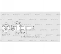 BIC 100RG-200/235-(40)ER (84033521) Газовая горелка Kromschroder