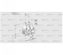 VCH2E25R/40R05FNHEVWR3/PPPP/PPPP (88102510) Клапан с регулятором расхода Kromschroder