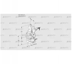 VAG350R/NWSRAE (88026141) Газовый клапан с регулятором соотношения Kromschroder