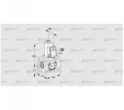 VAS665F05NW3E/PP/PP (88207865) Газовый клапан Kromschroder