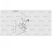 VAG120/15R/NWBE (88011293) Газовый клапан с регулятором соотношения Kromschroder