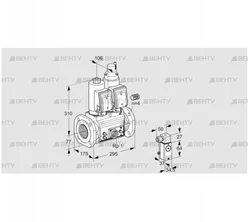 VCS665F05NLWGR3E/MMEM/3-34 (88203324) Сдвоенный газовый клапан Kromschroder