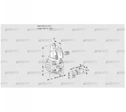 VAN115R/NK (88012235) Сбросной газовый клапан Kromschroder