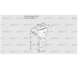 IBAF50/32Z05/40A2A (88303336) Дроссельная заслонка Kromschroder