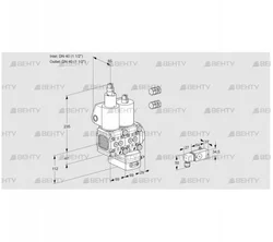 VCD2E40R/40R05FLD-100WL3/2-PP/PPPP (88103725) Регулятор давления Kromschroder