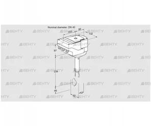 IBH40Z01A/20-30W3E (88301341) Дроссельная заслонка Kromschroder