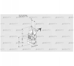 VAV2-/40R/NWAK (88033027) Газовый клапан с регулятором соотношения Kromschroder