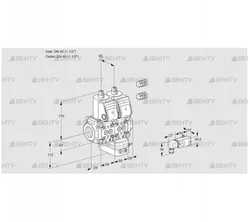 VCD2E40R/40R05ND-100WR3/2-PP/PP3- (88107820) Регулятор давления Kromschroder