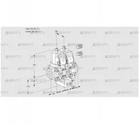 VCV2E25R/25R05NVKVWSR3/PPPP/PPPP (88107404) Клапан с регулятором соотношения Kromschroder