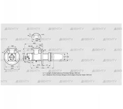 BIC 125HB-500/535-(2)E (84034060) Газовая горелка Kromschroder