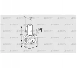 VAS8100F05NWGLB/PP/MM (88203847) Газовый клапан Kromschroder