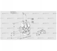 VCV1E25R/25R05NVKWR3/2-PP/PPPP (88100229) Клапан с регулятором соотношения Kromschroder