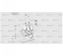 VCG1E20R/25R05NGEWR3/PPPP/PPPP (88101391) Клапан с регулятором соотношения Kromschroder