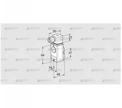 DG 17VC5-6W (84448012) Датчик-реле давления газа Kromschroder