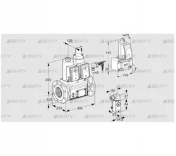 VCS8100F05NLWRE/PPZ-/P3PP (88206564) Сдвоенный газовый клапан Kromschroder