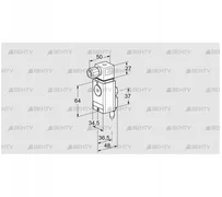 DG 17/60VC4-6W (84448938) Датчик-реле давления газа Kromschroder