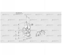 VAD120/15R/NW-100B (88034216) Газовый клапан с регулятором давления Kromschroder