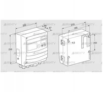 BCU460W3P2C0D0000K1E1-/LM400WF0O0E1- (88680324) Блок управления горением Kromschroder