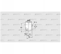 DG 15C8D-5W (84448150) Датчик-реле давления газа Kromschroder