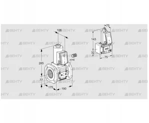 VAS665F05NK3E/PP/B- (88204230) Газовый клапан Kromschroder