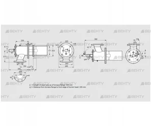 ZIC 165HBL-300/335-(24)D (84246549) Газовая горелка Kromschroder