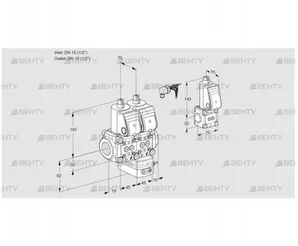 VCD1E15R/15R05ND-25WR/PPPP/PPZS (88105790) Регулятор давления Kromschroder