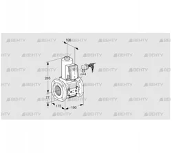 VAS665F05NKE/PP/EP (88204814) Газовый клапан Kromschroder