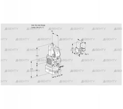 VAG1-/25R/NWAE (88003725) Газовый клапан с регулятором соотношения Kromschroder