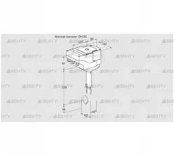 IBH50W01A/40A2DR10 (88303585) Дроссельная заслонка Kromschroder