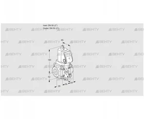 VAN2T50N/NK (88018495) Сбросной газовый клапан Kromschroder