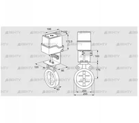 IDR200Z03D100AS/50-15W15E (88302442) Дроссельная заслонка Kromschroder