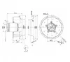 Центробежный вентилятор ebmpapst R2E270AA0105