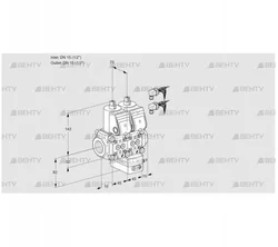 VCG1E15R/15R05NGEKR6/PPPP/MMMM (88104215) Клапан с регулятором соотношения Kromschroder