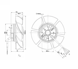 Осевой вентилятор ebmpapst A2E170AF2311