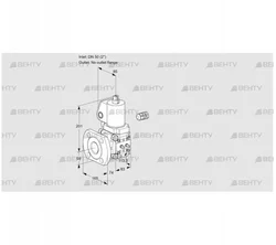 VAS350/-F/NWGL (88024661) Газовый клапан Kromschroder