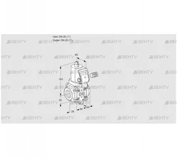 VAN225R/NQSR (88033958) Сбросной газовый клапан Kromschroder