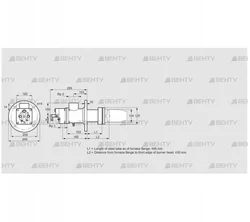 BIC 100HD-400/435-(115)F (84033155) Газовая горелка Kromschroder