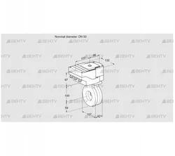 IBA50Z05/20-15W3T (88301734) Дроссельная заслонка Kromschroder