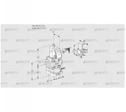 VAG115R/NWBE (88000515) Газовый клапан с регулятором соотношения Kromschroder