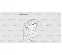 IBG100/65Z05/20-30W3E (88302092) Дроссельная заслонка Kromschroder