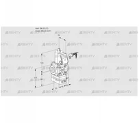 VAD125/20R/NW-100A (88031916) Газовый клапан с регулятором давления Kromschroder