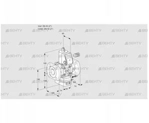 VAG350F/NWAE (88006249) Газовый клапан с регулятором соотношения Kromschroder