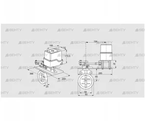 IDR50Z03D100GD/50-15W15E (88302733) Дроссельная заслонка Kromschroder