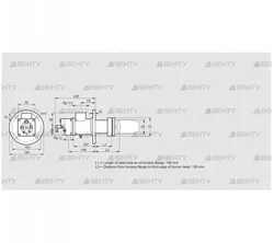 BIC 50HG-100/135-(38)D (84030122) Газовая горелка Kromschroder